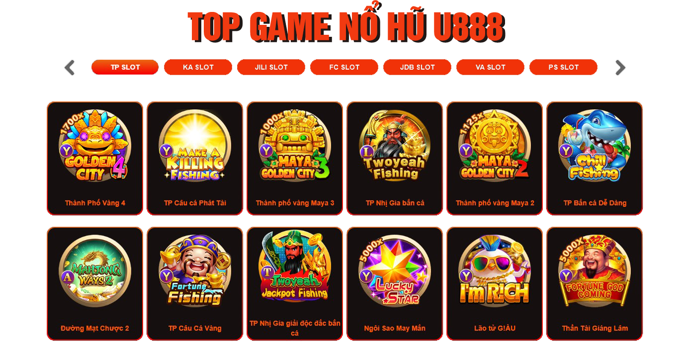 top game nổ hũ u888